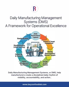 Daily Manufacturing Management Systems (DMS): A Framework for Operational Excellence