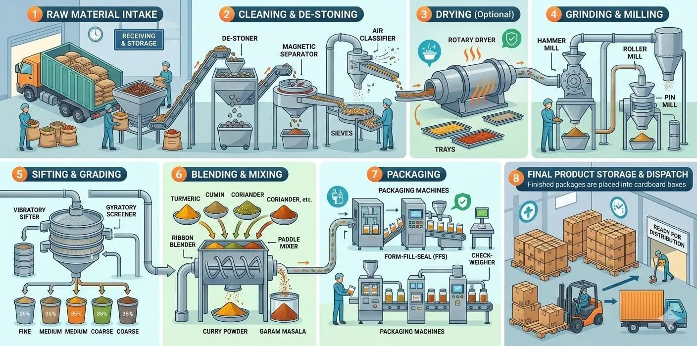 Case Study Export-Oriented Spice Processing Facility