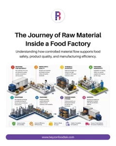 The Journey of Raw Material Inside a Food Factory