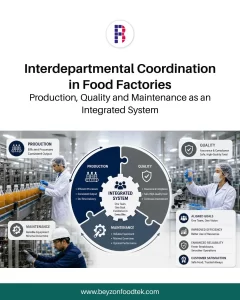 Interdepartmental Coordination in Food Factories Production, Quality and Maintenance as an Integrated System