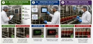 Equipment Qualification in Food Manufacturing: Understanding IQ, OQ and PQ