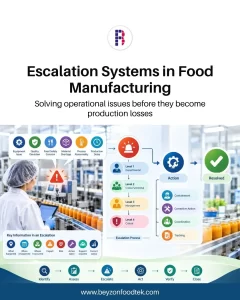 Escalation Systems in Food Manufacturing